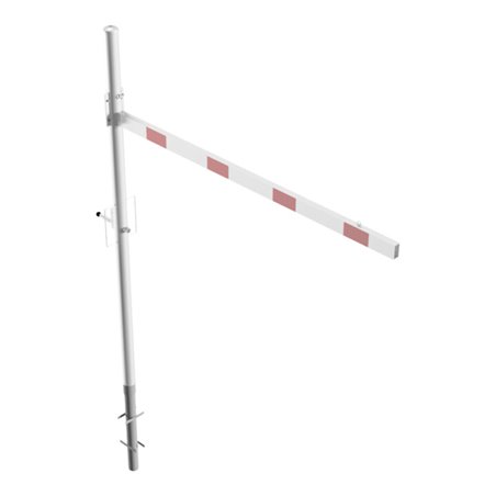 Schake Höhenbegrenzer 2500 mm zum Einbetonieren + Vorhangschloss, Lichte Weite: 2500 mm