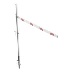 Schake Höhenbegrenzer 2500 mm zum Einbetonieren + Vorhangschloss, Lichte Weite: 2500 mm