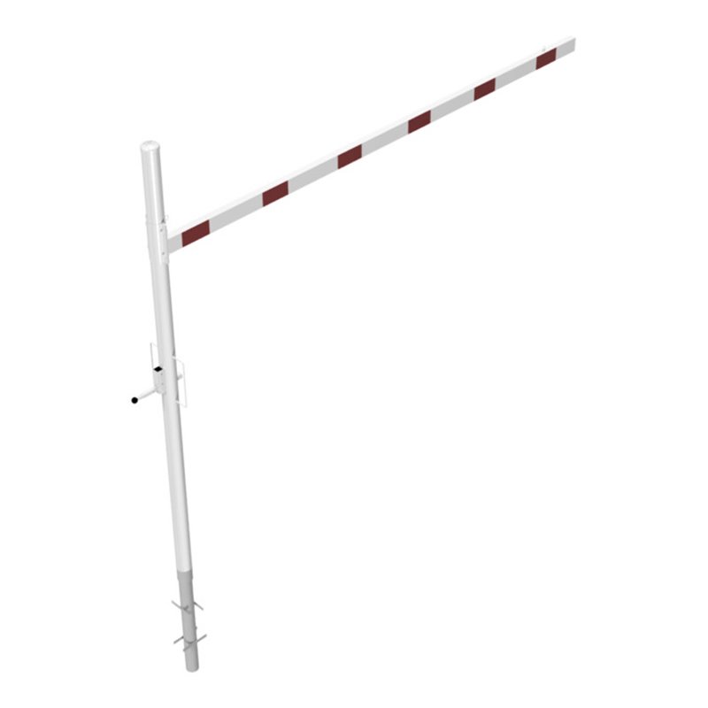 Schake Höhenbegrenzer 3500 mm zum Einbetonieren + Vorhangschloss, Lichte Weite: 3500 mm