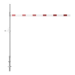 Schake Höhenbegrenzer 3500 mm zum Einbetonieren + Vorhangschloss, Lichte Weite: 3500 mm