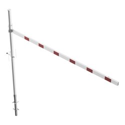 Schake Höhenbegrenzer 4000 mm zum Einbetonieren + Vorhangschloss, Lichte Weite: 4000 mm