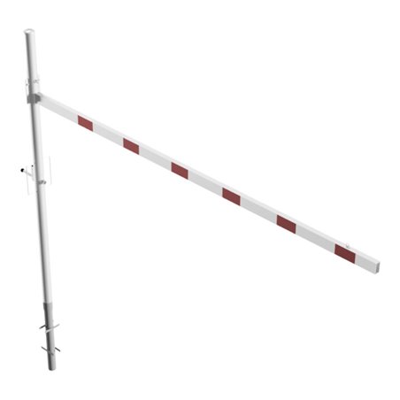 Schake Höhenbegrenzer 4000 mm zum Einbetonieren + Vorhangschloss, Lichte Weite: 4000 mm