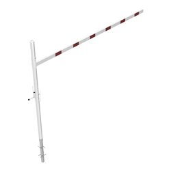 Schake Höhenbegrenzer 4000 mm zum Einbetonieren + Vorhangschloss, Lichte Weite: 4000 mm