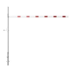 Schake Höhenbegrenzer 4000 mm zum Einbetonieren + Vorhangschloss, Lichte Weite: 4000 mm