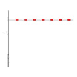 Schake Höhenbegrenzer 4500 mm zum Einbetonieren + Vorhangschloss, Lichte Weite: 4500 mm