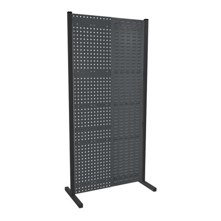 Kappes Trennwand RasterPlan Einzelfeld mit Loch- und Schlitzplatten RAL 7016