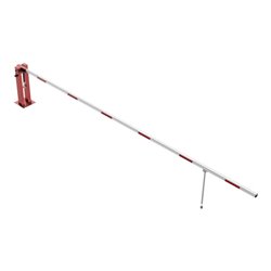 Schake Wegeschranken 6m + Pendelstütze, Dreikantverschluss Stahlkonstruktion 120x80mm