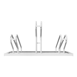 Schake Fahrradständer, Radeinstellung einseitig für 3 Fahrräder