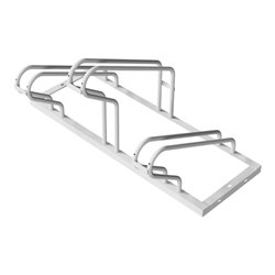 Schake Fahrradständer, Radeinstellung einseitig für 3 Fahrräder