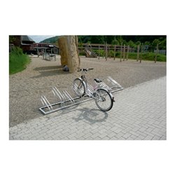 Schake Fahrradständer, Radeinstellung einseitig für 3 Fahrräder