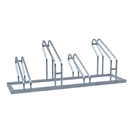 Schake Fahrradständer, Radeinstellung einseitig für 4 Fahrräder