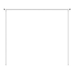 Schake Wäschetrockengerüst Ø48mm, Querstange 3,00m, ohne Haken