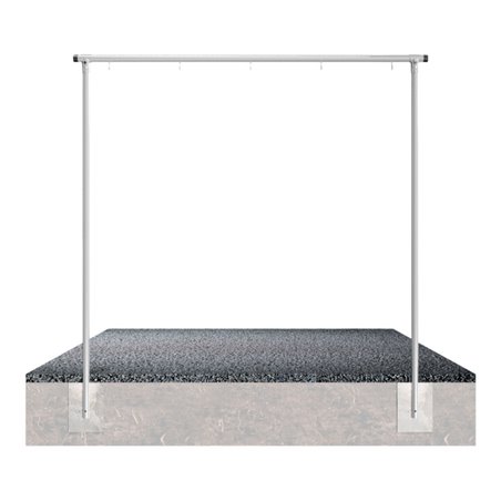 Schake Wäschetrockengerüst Ø60mm, Querstange 2,50m, ohne Haken