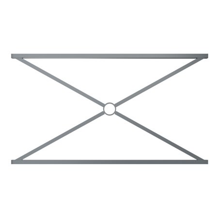 Schake Stadtzaun, Zaunelement, Vierkantrohr 30x30/25x25mm + Stahlkappe, beschichtet, Achsabstand 1000mm,
