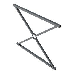 Schake Stadtzaun, Zaunelement, Vierkantrohr 30x30/25x25mm + Stahlkappe, beschichtet, Achsabstand 1000mm,