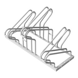 Schake Fahrradständer, Radeinstellung doppelseitig für 2x3 Fahrräder