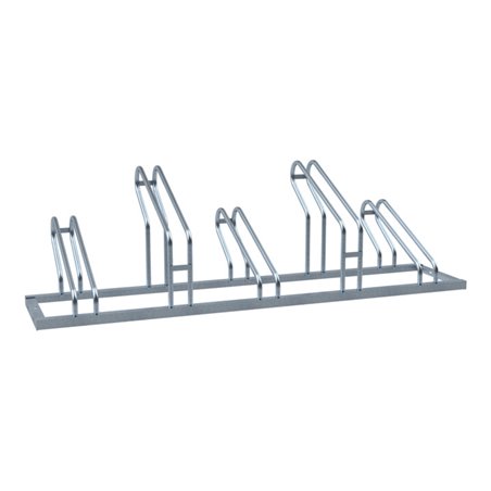 Schake Fahrradständer, Radeinstellung einseitig für 5 Fahrräder