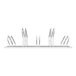 Schake Fahrradständer, Radeinstellung einseitig für 5 Fahrräder