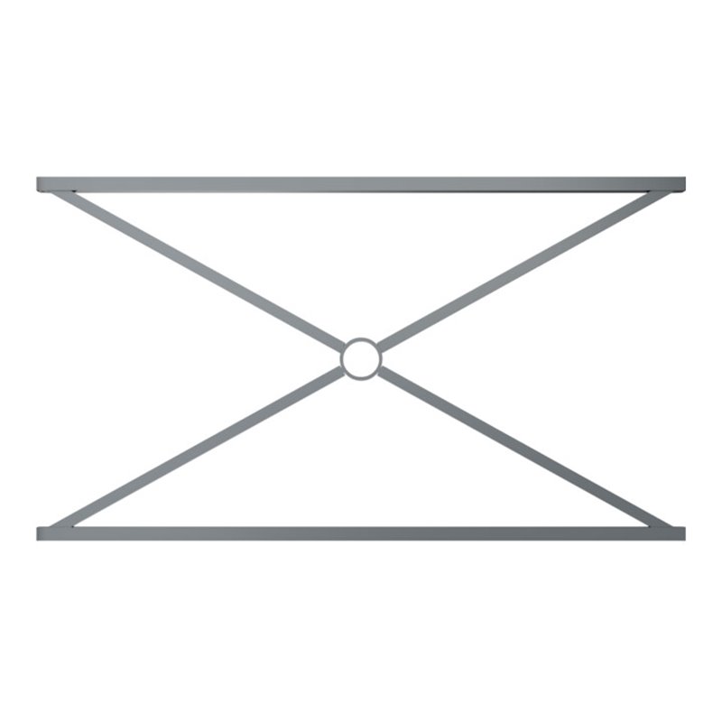 Schake Stadtzaun, Zaunelement, Vierkantrohr 30x30/25x25mm + Stahlkappe, beschichtet, Achsabstand 1500mm