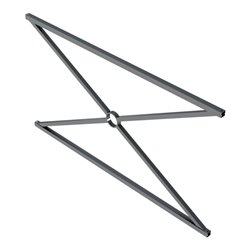 Schake Stadtzaun, Zaunelement, Vierkantrohr 30x30/25x25mm + Stahlkappe, beschichtet, Achsabstand 1500mm