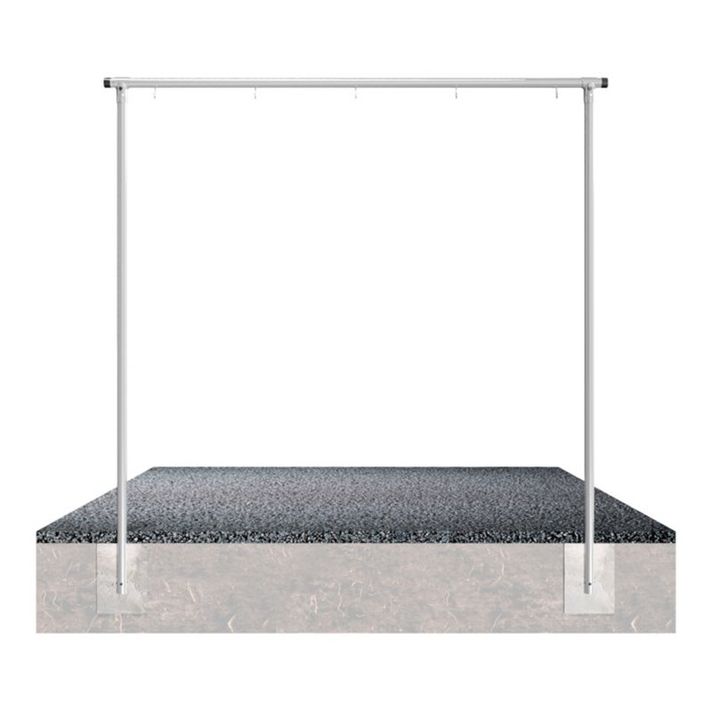 Schake Wäschetrockengerüst Ø60mm, Querstange 3,50m, ohne Haken