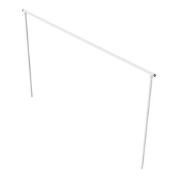 Schake Wäschetrockengerüst Ø48mm, Querstange 4,00m, ohne Haken