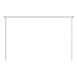 Schake Wäschetrockengerüst Ø60mm, Querstange 4,00m, ohne Haken