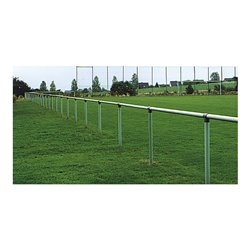 Schake Zaunfeld, Element, Ø33,7mm + Ø 16mm Füllstäben, angeschweißten Verbindungslaschen Achsabstand: 1500mm Höhe 900mm, weiß, b