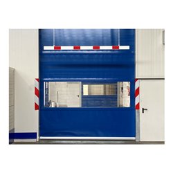 Schake Barriere aus Aluminiumprofil 100x20mm, Gesamtlänge 5000mm, beidseitig reflektierend