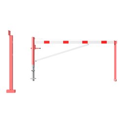 Schake Drehschranke 3,00m, für Vorhangschloss