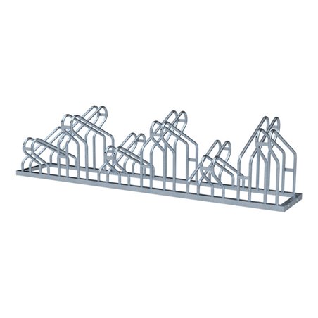 Schake Fahrradständer, Radeinstellung doppelseitig für 2x6 Fahrräder