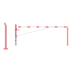 Schake Drehschranke 4,00m, für Vorhangschloss