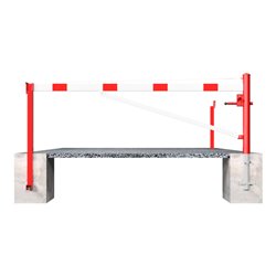 Schake Drehschranke 4,00m + Dreikantverschluss