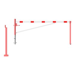 Schake Drehschranke 3,50m + Profilzylinderschloss