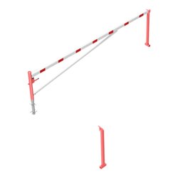 Schake Drehschranke 5,00m + Profilzylinderschloss