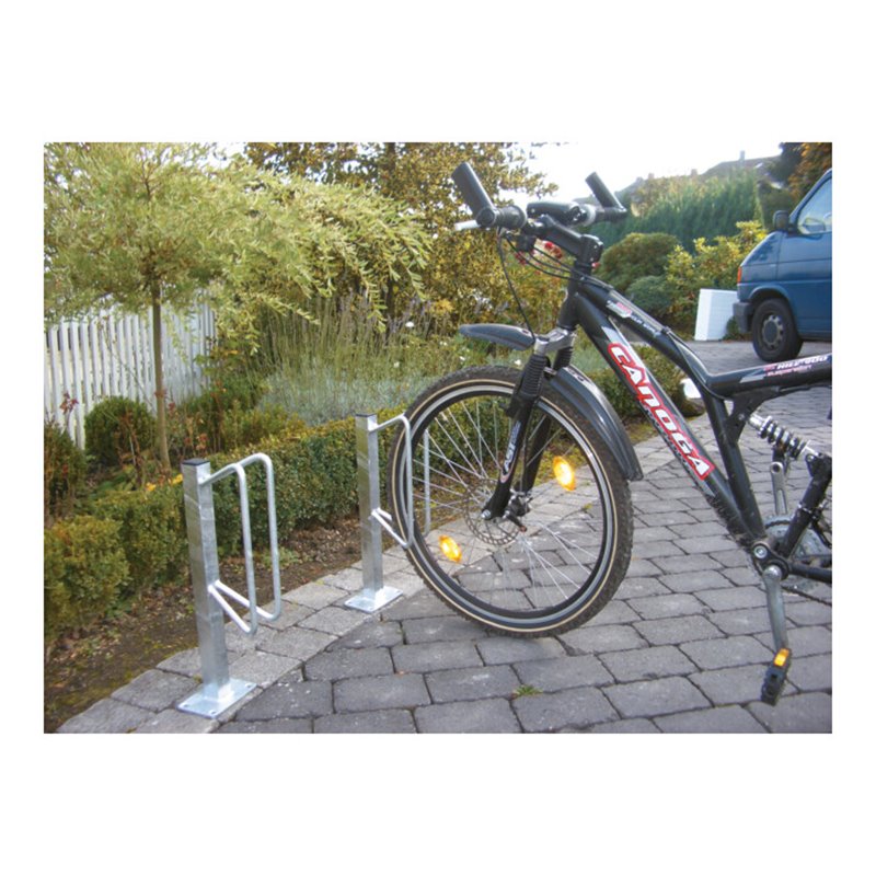 Schake Einzelparker zum Einbetonieren, verzinkt Haltebügel 20 mm Rundstahl, Höhe ca. 530 mm Überflur