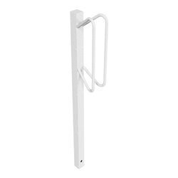 Schake Einzelparker zum Einbetonieren, verzinkt Haltebügel 12 mm Rundstahl, Standrohr 40x40 mm, Höhe 500 mm Überflur