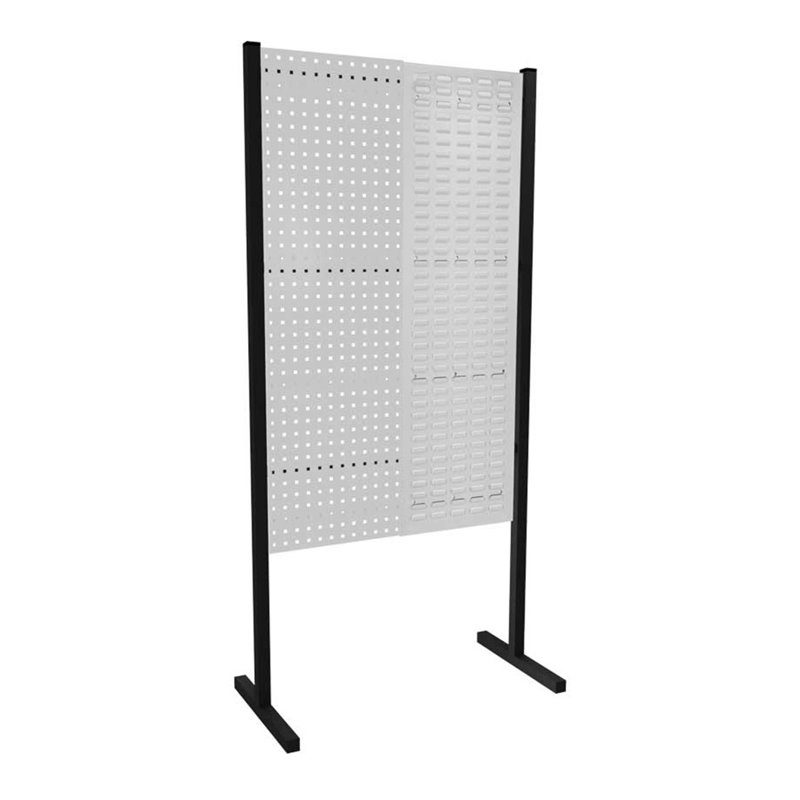 Kappes Trennwand RasterPlan Einzelfeld mit Loch- und Schlitzplatten RAL 7035