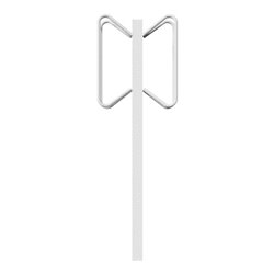 Schake Einzelparker Höhe 500mm Überflur, zweiseitige Einstellung