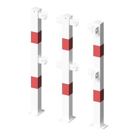 Schake Pfosten 70 x 70 mm Mittelpfosten für Ober- und Knieholm + Bodenplatte 100 x 150 mm