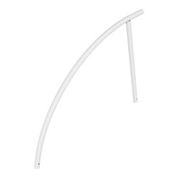 Schake Anlehnbügel Stahlrohr Ø48mm, Gesamtbreite: ca 1400mm Höhe Überflur: ca. 850mm feuerverzinkt