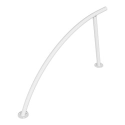 Schake Anlehnbügel zum Aufdübeln Stahlrohr Ø48mm, Gesamtbreite: ca 1400mm Höhe Überflur: ca. 850mm feuerverzinkt