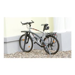 Schake Anlehnbügel Stahlrohr Ø48mm, Gesamtbreite: ca 1400mm Höhe Überflur: ca. 850mm, beschichtet