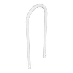 Schake Rundbügel aus Stahlrohr Ø 48 x 2,5 mm Breite: 460 mm, Höhe: 1200 mm ohne Querholm, zum Einbetonieren