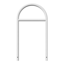 Schake Rundbügel aus Stahlrohr Ø 48 x 2,5 mm Breite: 650 mm, Höhe: 1200 mm + Querholm, zum Einbetonieren