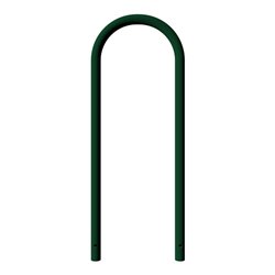 Schake Rundbügel Ø 48 x 2,5 mm Breite: 460 mm, Höhe: 1200 mm ohne Querholm, beschichtet, RAL 6005, zum Einbetonieren