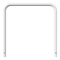 Schake Abweisebügel aus Stahlrohr Ø 48 x 2,5 mm Breite: 1000 mm, Höhe: 1000 mm ohne Querholm, zum Einbetonieren