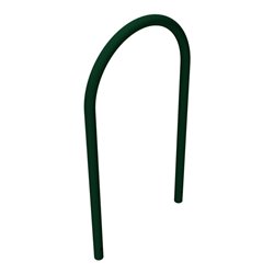 Schake Rundbügel Ø 48 x 2,5 mm Breite: 650 mm, Höhe: 1200 mm ohne Querholm, beschichtet, RAL 6005, zum Einbetonieren