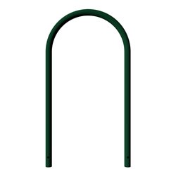 Schake Rundbügel Ø 48 x 2,5 mm Breite: 650 mm, Höhe: 1200 mm ohne Querholm, beschichtet, RAL 6005, zum Einbetonieren