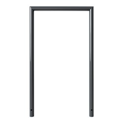 Schake Abweisebügel auf Gehrung, Ø48mm Breite: 700mm, Höhe: 1200 mm ohne Querholm, beschichtet